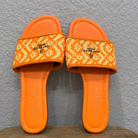 Kurt Geiger London Greenwich Slide Sandals - Picture 1 of 8
